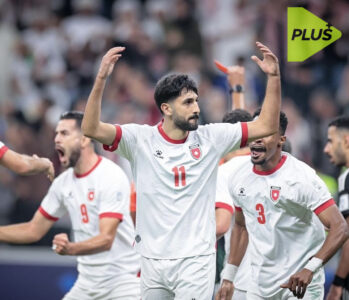 لاعبي المنتخب الأردني يحتفلون بتأهلهم لكأس العالم 2026