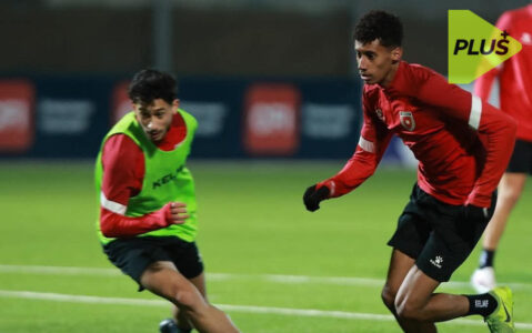 لاعبي المنتخب الوطني الأردني تحت 20 عامًا في تدريب مكثف