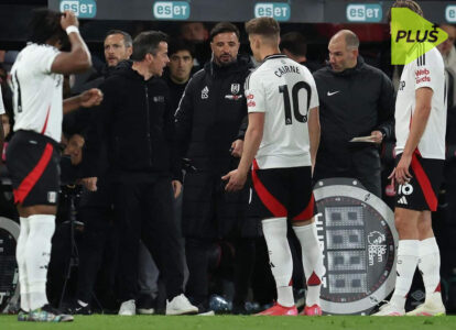 احتفال لاعبي ساوثهامبتون بعد فوزهم على فولهام في كأس الاتحاد الإنجليزي