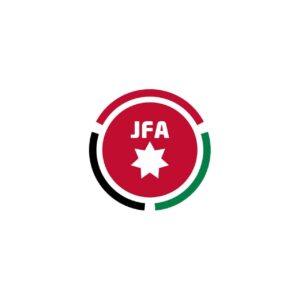 شعار الاتحاد الأردني لكرة القدم مع شعار Triple-A للاتحاد الآسيوي